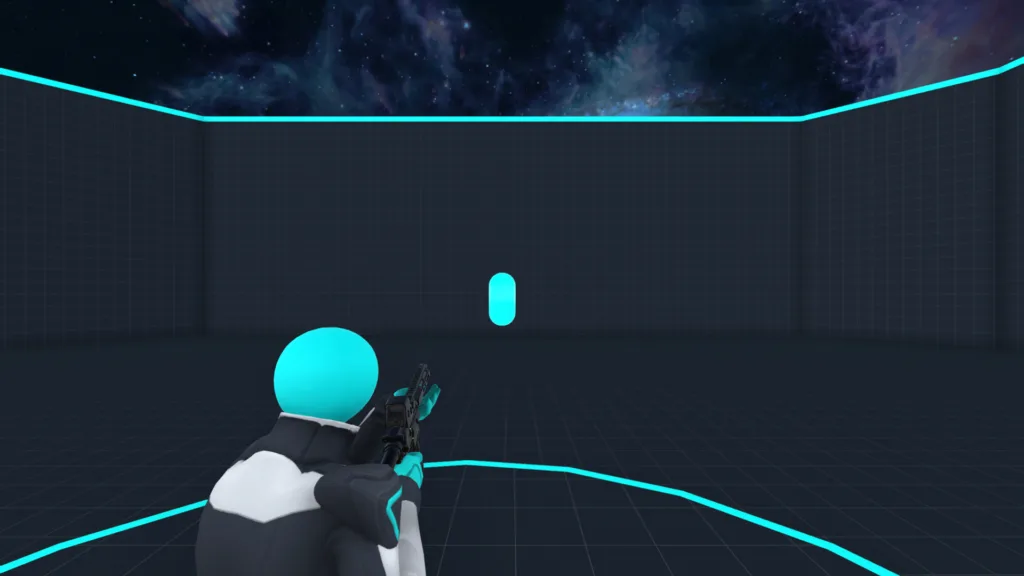 180 Blink Track from the Marvel Rivals Aim Basics Routine on Aimlabs