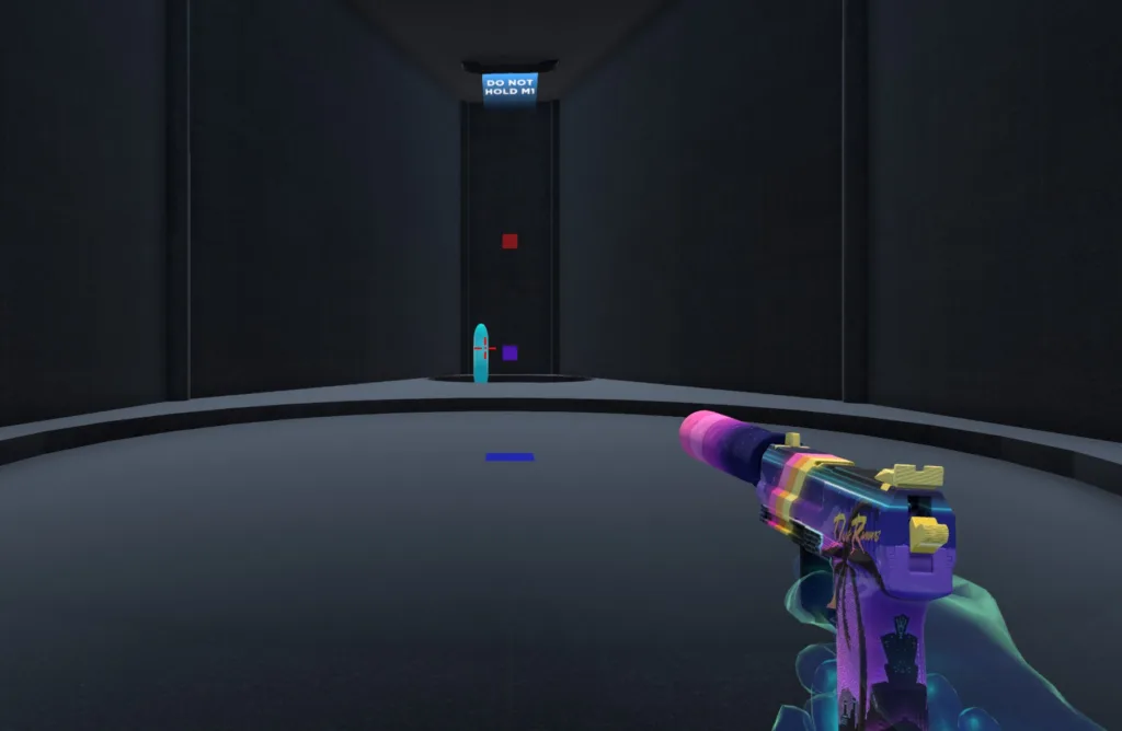 VT Trackshot on Aimlabs