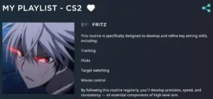 My Playlist CS2 on Aimlabs