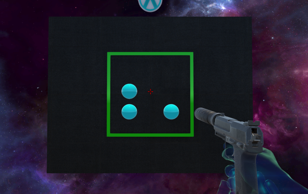 Aimlabs Flicking Task from the Aimlabs Aim Basics Routine