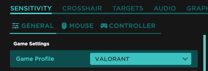 Selecting Your Game Profile in Aimlabs